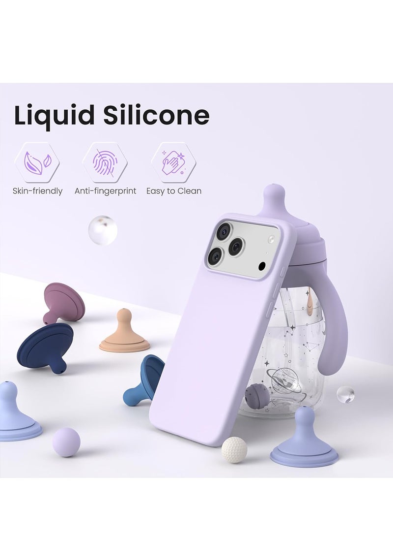 X-level for iPhone 17 Pro Case, Compatible with MagSafe, Magnetic Back Shockproof Cover with Strong Magnet, Slim Thin Protection Phone Case for iPhone 17 Pro 5G (Purple) - Image 2